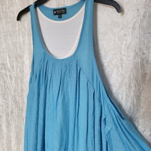 Papillon Summer Tunic Dress Women's Sz S - Picture 6 of 10